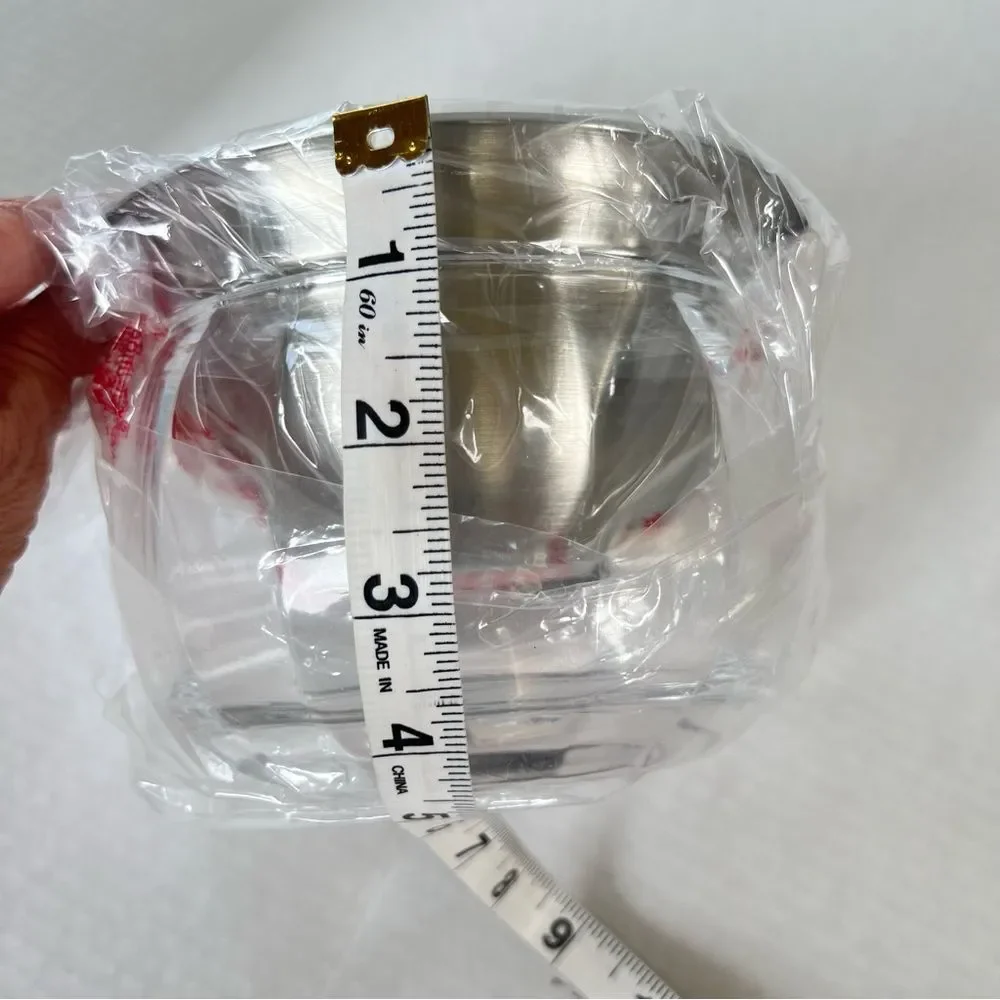Prodyne Iced Dip 3 Piece Iced Stainless Steel & Acrylic Dip Cup With Lid